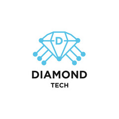 Diamond tech company logo