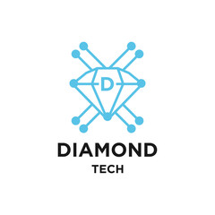 Diamond tech company logo