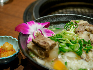 焼き肉の〆のクッパ