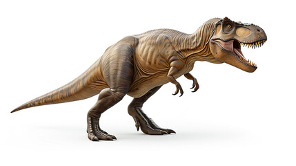 Fototapeta premium tyrannosaurus rex dinosaur on white background