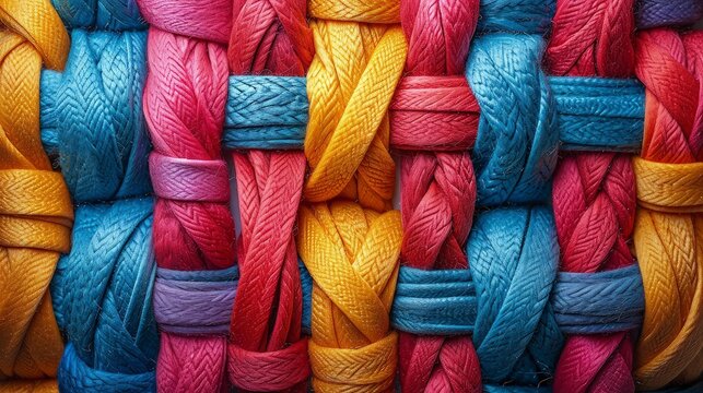 The Patchwork fabric. Multicolor Fabric Backgrounds with Artistic Flair