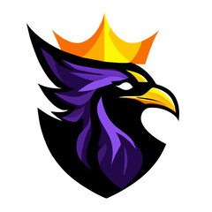 Bird with Crown logo 