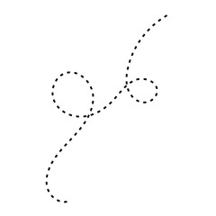 Wavy Dashed Line Vector