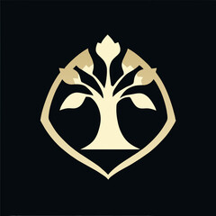 tree logo design vector