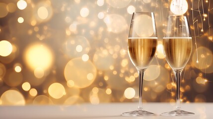 A New Year's Eve celebration with bokeh lights and fireworks , New Year's Eve, bokeh lights, fireworks