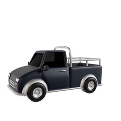 Vehicles 3d icons render clipart