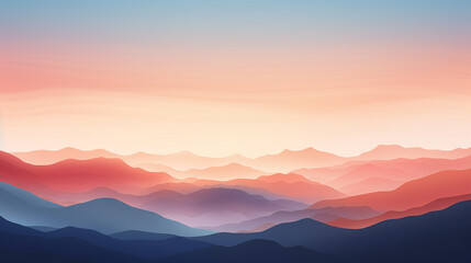 sunrise in the mountains background