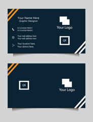 Fototapeta premium Elegant Corporate Business Card Design