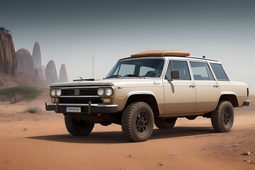 photo land and blue skygreat as a backgroundweb banner generative ai
