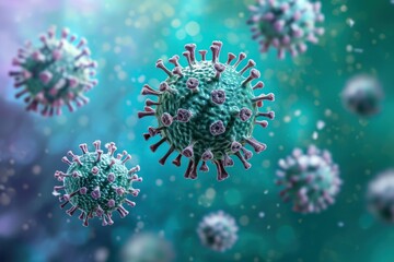influenza virus disease pandemic illustration