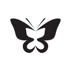 butterfly isolated icon logo vector