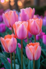 The tulip series has a fresh and elegant c 