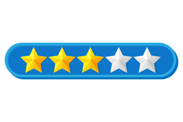 Fototapeta premium Star Rating Review Comment Sticker