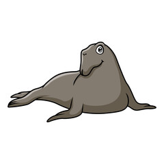 Funny Elephant seals are relaxing - 715228478