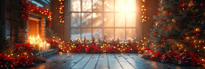 Christmas Background Light Show, Background HD, Illustrations