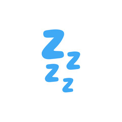 Sleep zzzz doodle symbol