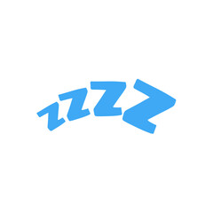 Sleep zzzz doodle symbol