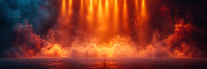 Concert Show Laser Illumination Smoke St, Background HD, Illustrations