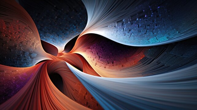 A closeup of the Julia set, a striking visualization of the complex dynamics generated by quadratic polynomials in the study of chaos theory.