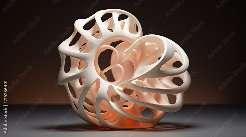 Poster 3d printing for rapid prototyping solid background