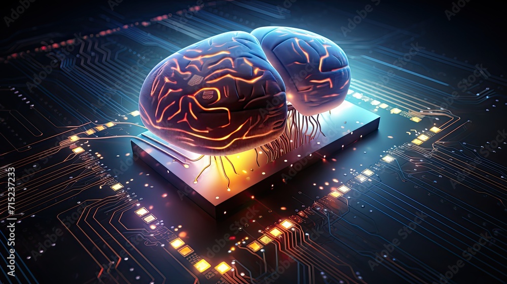 Aufkleber brain computer interfaces for assistive technology solid background