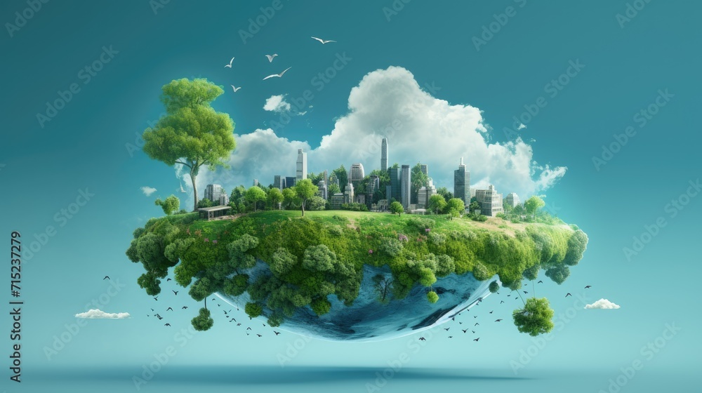 Poster carbon footprint offsetting platforms for carbon neutral operations solid background