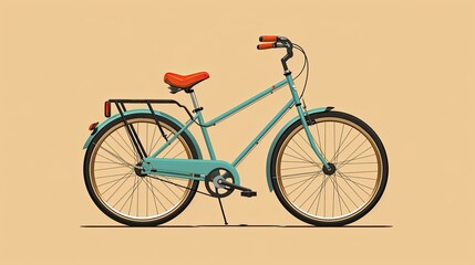 Electric bicycles for emission free commuting solid background