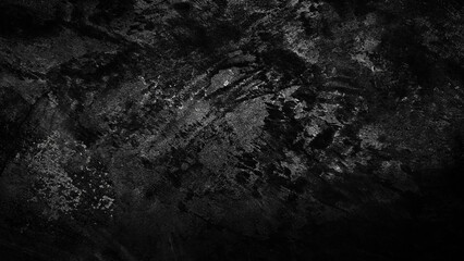 The dark cement walls have a polished attic pattern.