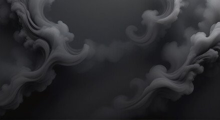 smoke on black background