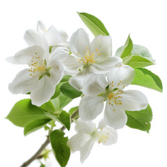 Obraz premium jasmine flowers isolated on white background