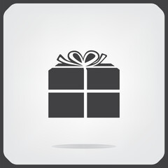 Obraz premium Gift, vector illustration on a light background. Eps 10.