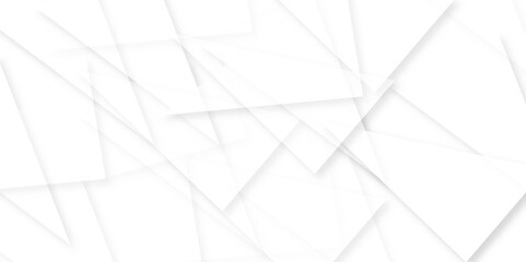 Seamless and dynamic business and technology concept abstract background with white and gray and geometric style, white geometric background vector