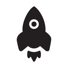 Rocket vector icon isolated on white background, Rocket vector icon isolated on white background, rocket ship design