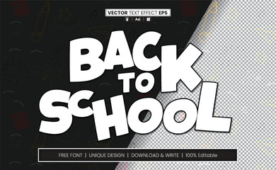 Back To School Text Effect
