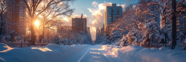 Sapporo Japan Snow, Background HD, Illustrations