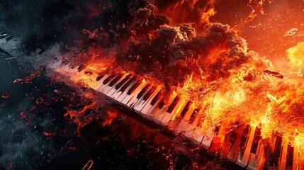 A musical inferno erupts as the teters notes build to an epic crescendo