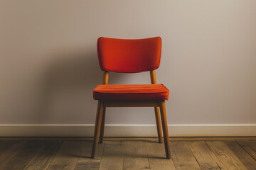 Single interior styles chair or armchair in a home background with lighting effect