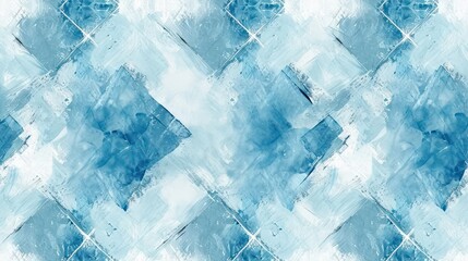 Abstract muted blue watercolor background exuding classic aesthetic vibes, featuring a rough texture, grid pattern, and worn canvas effect - obrazy, fototapety, plakaty