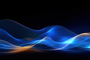 Wave Particle Technology Background. Generative AI