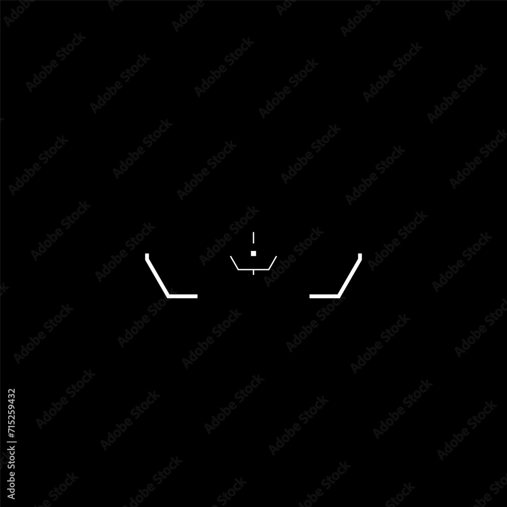 Poster cyberpunk style target, hud futuristic aim, tech digital design sight, vr interface element. cyberpu