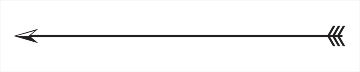 Black large backwards or left pointing solid long arrow icon sketched as vector symbol. Simple illustration isolated on white background.