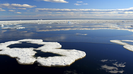 Obraz premium Arctic Chronicles, Capturing the Untouched North Pole