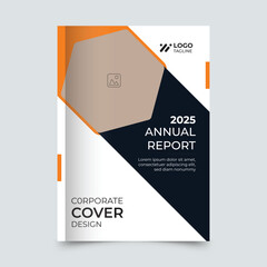 stylish annual report business brochure template design