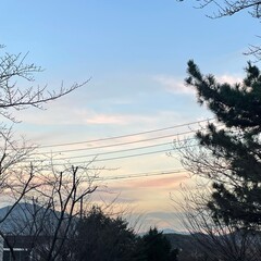 sunset over the river