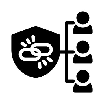 bonding glyph icon