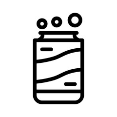 Soft drink line icon