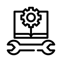 engineering line icon