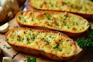 Delicious garlic bread 