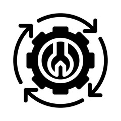 work glyph icon