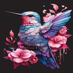 Obraz premium Illustration of a bird vector design